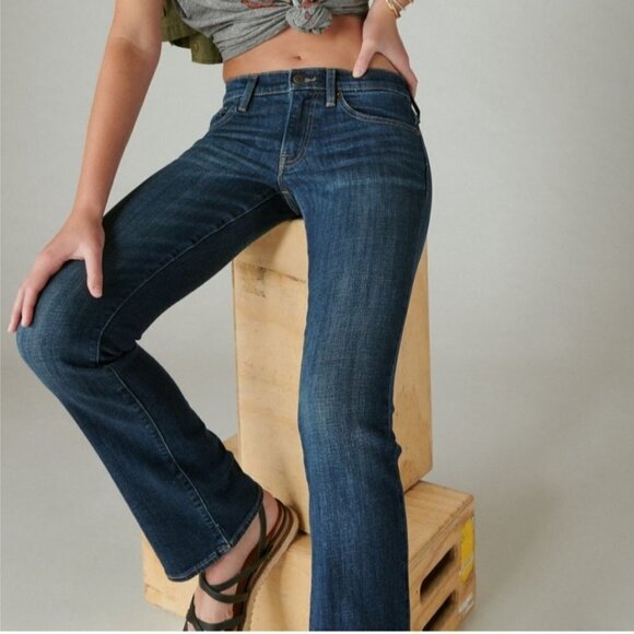 Lucky Brand Mid Rise Sweet Boot Boot Cut Jeans Size 14 - Picture 6 of 13